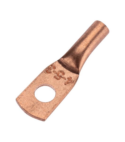 Наконечник кабельный Rexant медный ТМ 4-5-3 (4 мм² - Ø5 мм) (в упак. 100 шт.)