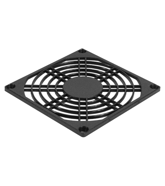 Решетка для вентилятора 90x90 ExeGate EG-090PSB (90x90 мм, пластиковая, квадратная, черная)