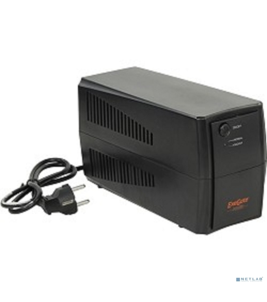 Источник бесперебойного питания ExeGate EP244541RUS Power Back BNB-400 400VA, черный, 2 евророзетки