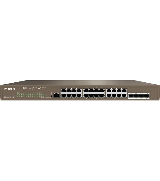 Коммутатор 24PORT 1000M POE 4SFP G5328P-24-410W IP-COM