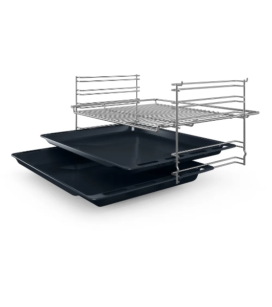 Духовой шкаф электрический Bosch HBF512BB1T Serie 2, духовой шкаф, черный, класс энергоэффективности А, 7 режимов, 3-х слойное остекление, LED-дисплей, утапливаемые переключатели, галогенное освещение, проволочные направляющие, сделано в Турции,