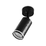 Накладной спот с выключателем Ambrella light TA121 BK черный GU10 max 12W D70*164*D55, фото4