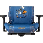 Кресло игровое Knight Craft Dragon синий эко.кожа крестов. металл, фото18