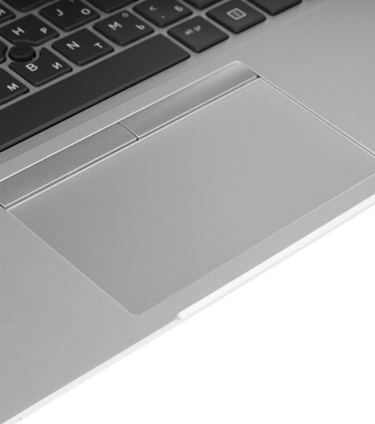 Клавиатура для ноутбука HP Elitebook 840 G5 черная с серебристой рамкой и подсветкой