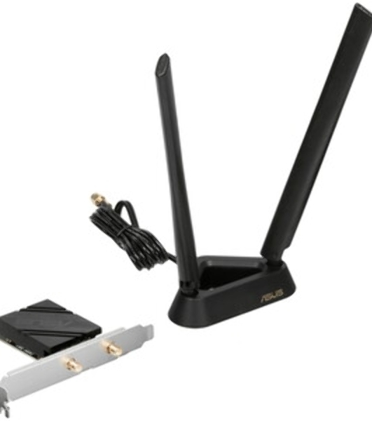 Сетевой адаптер Wi-Fi + Bluetooth Asus PCE-BE92BT BE9400 PCI Express (ант.внеш.несъем.) 2ант.