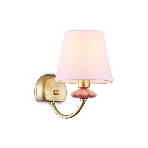 Настенный светильник Ambrella light LH75027 GD/PI золото/розовый E14 max 40W 240*150*240, фото9