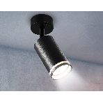Накладной спот с выключателем Ambrella light TA121 BK черный GU10 max 12W D70*164*D55, фото3