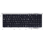 Клавиатура для ноутбука MSI CR640 CX640, черная c рамкой, большой (вертикальный) Enter, фото2