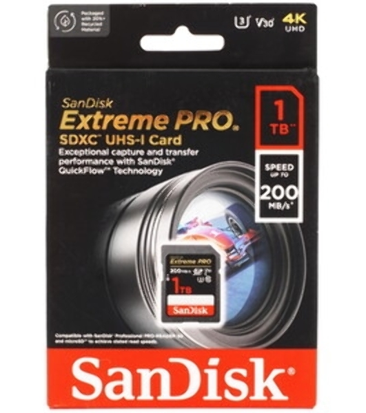 Флеш карта SANDISK SDXC 1Tb UHS-I SDSDXXD-1T00-GN4IN