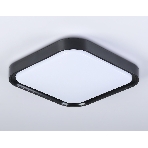 Потолочный светодиодный светильник Ambrella light FZ1268 BK черный 27W 5000K 350*350*60 (Без ПДУ), фото 1