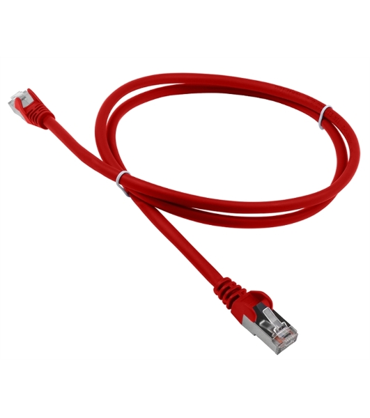 Патч-корд LANMASTER LSZH FTP cat.5e, 3.0 м, красный