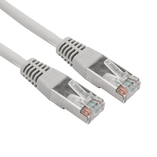 Пaтч-корд F/UTP Rexant, cat. 5e, RJ45-RJ45, экранированный, 24AWG, LSZH, серый, 3м