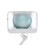 Лупа на струбцине Rexant, квадратная, 5D, с подсветкой 60 SMD LED, сенсорный регулятор яркости, белая, фото3