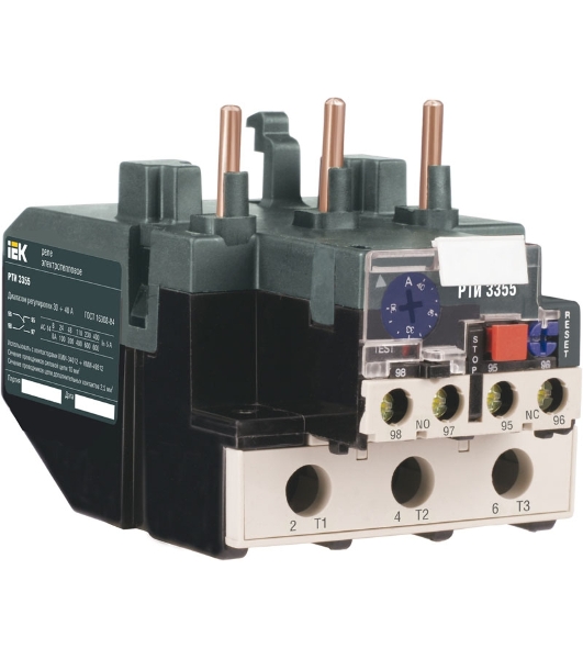 Реле тепловое IEK DRT30-0037-0050 РТИ-3357 37-50А