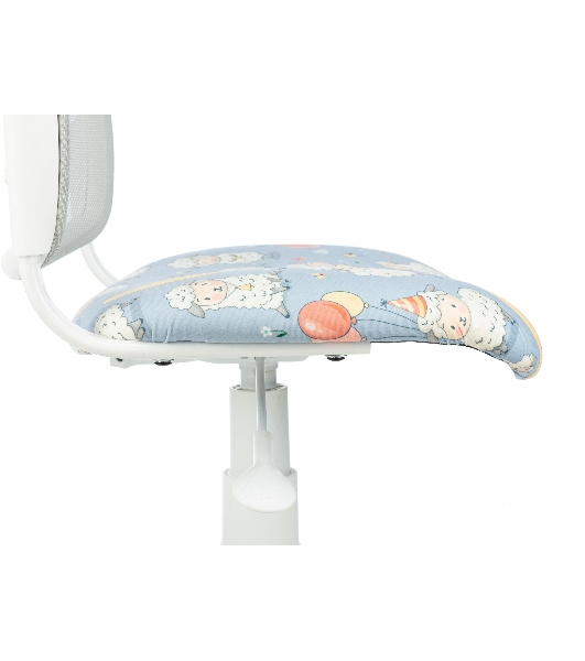 Кресло Бюрократ CH-W296NX TW-02 светло-серый, сетка, 120 кг
