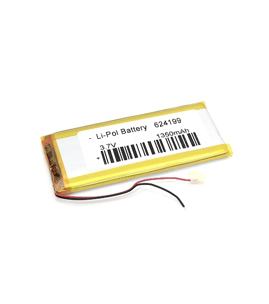 Аккумулятор Li-Pol (батарея) 6.2x41x99мм 2pin 3.7V/1350mAh