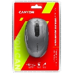 Мышь беспроводная Canyon MW-9 серый, 1600 dpi, радиоканал, Bluetooth, USB, кнопки - 6, фото4