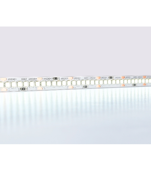 Светодиодная лента Ambrella light GS3303 2835 240Led/ 18W m/ 24V IP20 6500K/ 5000*10*1.2mm (2 конт.)