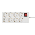 Сетевой фильтр Buro 800SH-1.8-W 1.8 м, 8 розеток, белый, коробка, фото4