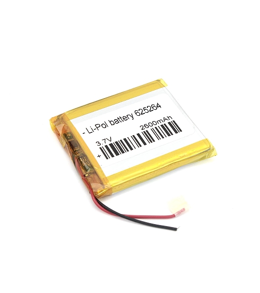 Аккумулятор Li-Pol (батарея) 6.2x52x64мм 2pin 3.7V/2600mAh