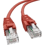 Патч-корд NTSS NTSS-PC-UTP-RJ45-5e-0.15-LSZH-RD NTSS-PC-UTP-RJ45-5E-0.15-LSZH UTP RJ-45 вил.-вилка RJ-45 cat.5e 0.15м красный LSZH (уп.:1шт), фото 1