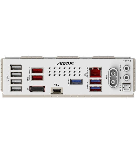 Материнская плата Gigabyte Z890M AORUS ELITE WIFI7 ICE, LGA 1851, Intel Z890, 4xDDR5, 4xSATA, 3xM.2, 1xPCIe 4.0 x4, 1xPCIe 5.0 x16, 1xDP, 1xUSB-C, 1x 2.5Gb LAN, 1xUSB-A 3.2 Gen 2, 4xUSB-A 3.2 Gen 1, 2x3.5 мм, TOSLINK, 7.1, 1xUSB4, mATX