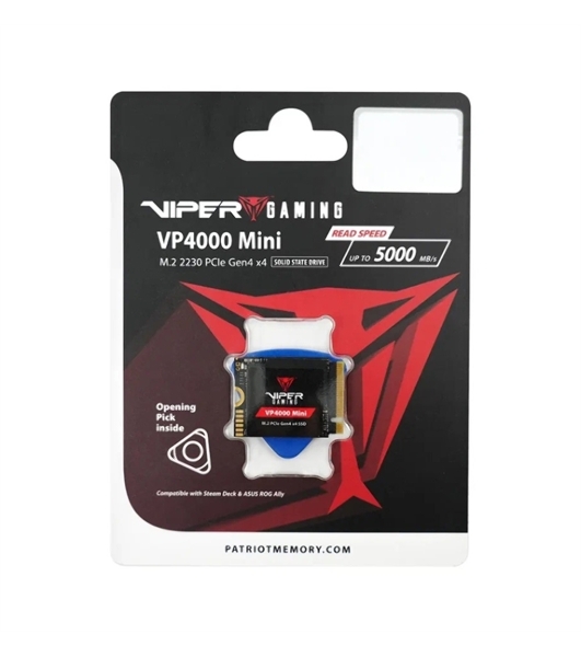 Накопитель SSD PATRIOT 500Gb M.2 2230 4700/1700MBs,