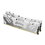 Оперативная память Kingston Fury Renegade, DDR5, 32Gb (1x32Gb), 6400MHz, CL32, DIMM, радиатор, белый, фото 1