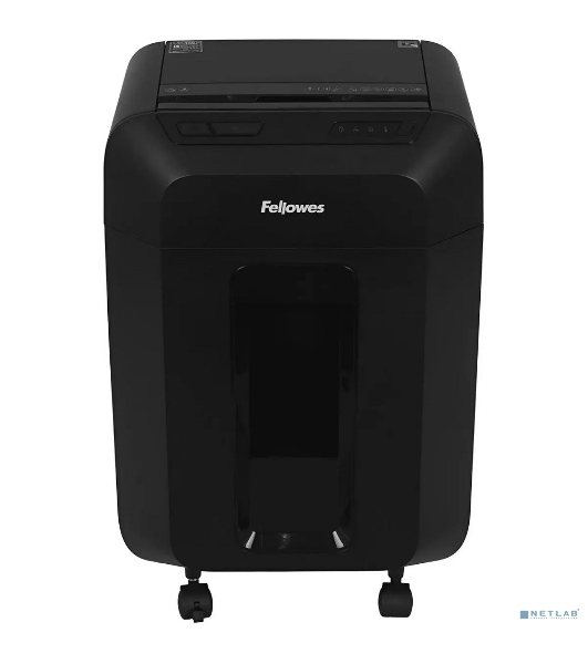 Шредер Fellowes AutoMax 80M FS-46215, минирезка, DIN P-4, 4х12 мм, автоподача 80 лст., 17 лтр., автореверс, уничт.: скобы, скрепки, пл. карты