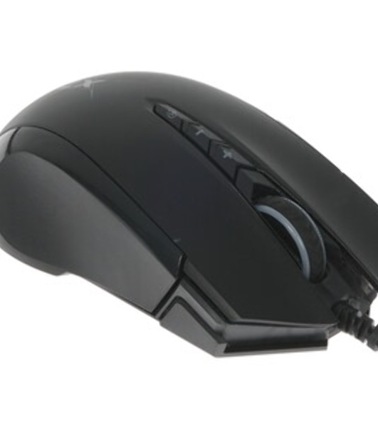 Мышь проводная A4Tech X89 черный, 2400 dpi, USB, кнопки - 8