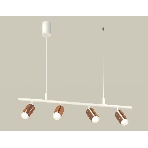 Светильник Ambrella light XB9001300/4 SWH/PPG белый песок/золото розовое полированное MR16 GU5.3 (С9001, С6326, N6101), фото3