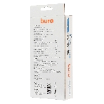 Сетевой фильтр Buro 800SH-1.8-W 1.8 м, 8 розеток, белый, коробка, фото6