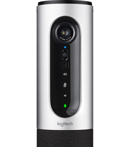 Веб-камера Logitech ConferenceCam Connect 1920x1080, 30 кадр/с, USB, микрофон (2 шт, шумоподавление), автофокус, автоосвещение, серебристый
