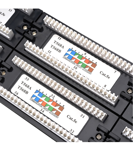 Патч-панель 19' ATCOM AT4852 48XRJ45 UTP 2U cat.5е