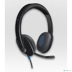 Гарнитура Logitech USB Headset H540 чёрный, проводная, USB, фото35