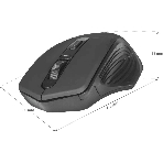 Мышь беспроводная Defender Datum MB-345 черный, 1600 dpi, радиоканал, USB, кнопки - 4, фото18