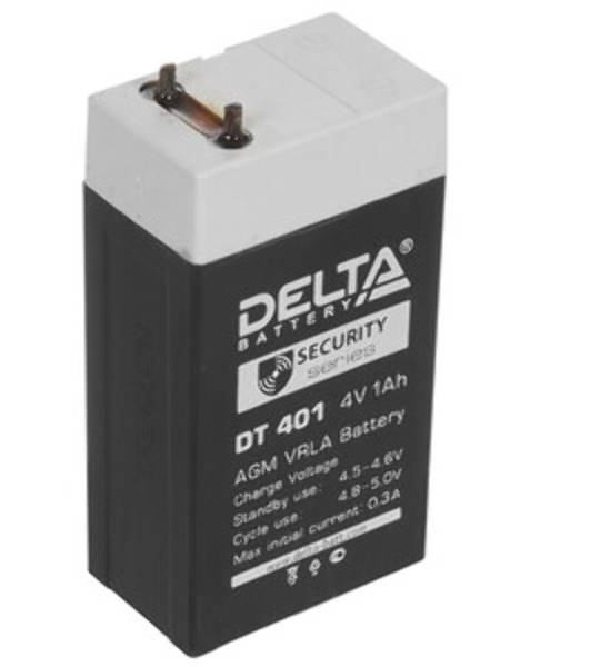 Аккумулятор для фонарей ТРОФИ 4В 1.0А.ч Delta DT 401