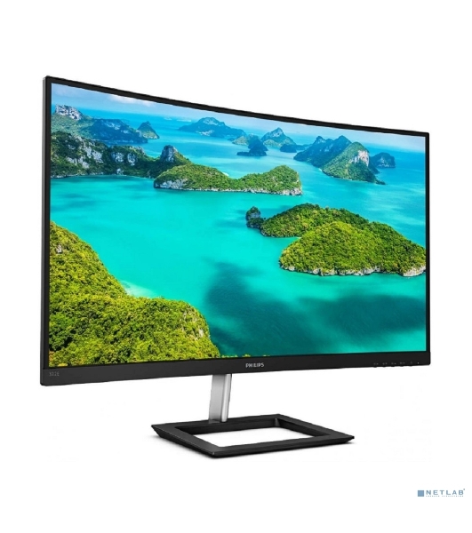 Монитор 31.5' Philips 322E1C VA 1920x1080, 75 Гц, 4 мс, 16:9, 250 кд/м2, 1xHDMI, 1xDP, изогнутый, 1x3.5 мм, черный