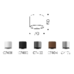 Корпус светильника C7404 SCF кофе песок D70*H60mm MR16 GU5.3, фото12