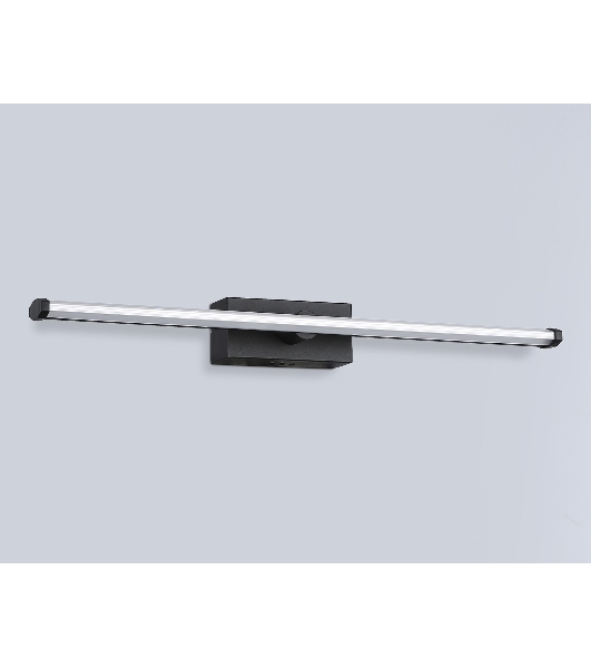 Настенный светодиодный светильник Ambrella light FL6112 BK черный 9W 3000K-6400K 410*40*80