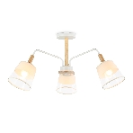 Светильник Ambrella light TR4737/3 WH/LW белый/светлое дерево E27/3 max 40W D760*350, фото9