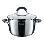 Кастрюля RONDELL RDS-025 Flaммe 5,7л RONDELL Кастрюля RDS-025 с/кр 24 см 5.7 л Flaммe. Диаметр 24см. Объем 5.7 л. Высококачественная пищевая сталь 18/10. Толщина стенок 0.6 мм. Тройное вштампованное, а затем вплавленное дно 5.0 мм. Комбинированная (зеркальная + матированная) обработка внешней поверхности. Отметки литража на внутренней поверхности посуды. Эргономичные крышка из термостойкого стекла со специальным ободком для удобного слива жидкости (2 диаметра отверстий). Ненагревающиеся ручки из нержавеющей стали с вставками из силикона. Надежное клепочное крепление. Плавный переход от дна к стенкам. Подарочная упаковка с ручкой. Буклет с рецептами. Подходит для всех видов плит и посудомоечной машины., фото3