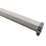 Экран Pro 180x180см Motoscreen 1:1 настенно-потолочный(моторизованный) 100' фибергласс, серый корпус, фото4