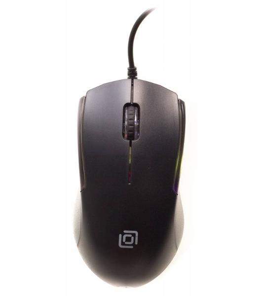 Мышь проводная Oklick 245M черный, 1000 dpi, USB, кнопки - 3