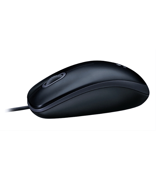 Мышь проводная Logitech M100/100R DARK/GREY (темно-серая/черная), 1000 dpi, USB, кнопки - 3