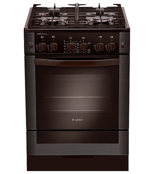 Плита газовая Gefest 6500-02 0045 коричневый, конфорок 4 шт, духовка 52 л, 60 см x 85 см x 60 см