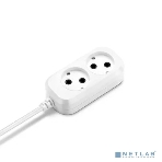 Сетевой удлинитель Buro BU-PSL2.5/W 5м (2 розетки) белый (пакет ПЭ), фото4
