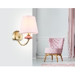 Настенный светильник Ambrella light LH75027 GD/PI золото/розовый E14 max 40W 240*150*240, фото4
