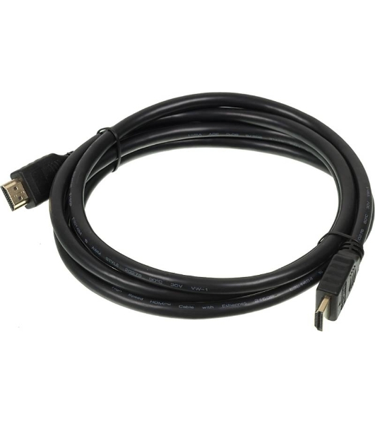 Кабель аудио-видео Buro 2.0 HDMI (m)/HDMI (m) 2м. позолоченные контакты черный