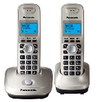 Телефон беспроводной (DECT) Panasonic KX-TG2512RUN (платиновый) Доп трубка в комплекте,АОН, Caller ID,спикерфон на трубке,полифония, фото2